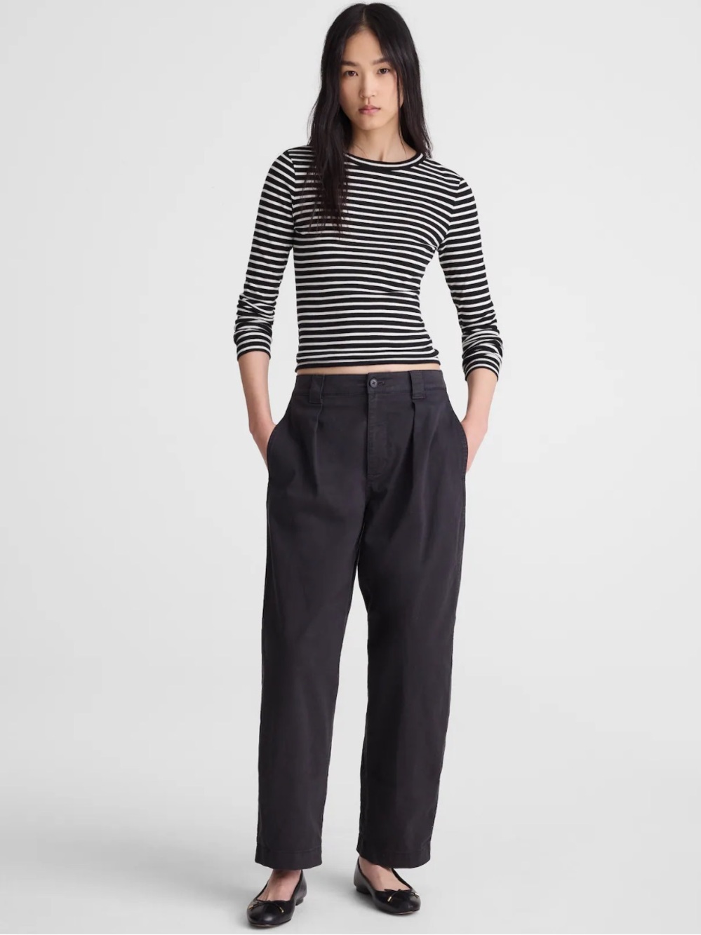 NWT Madewell The Barrel-Leg Chino Pant